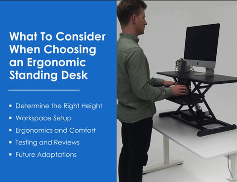 Choosing the Right Ergonomic Standing Desk: A Comprehensive Guide