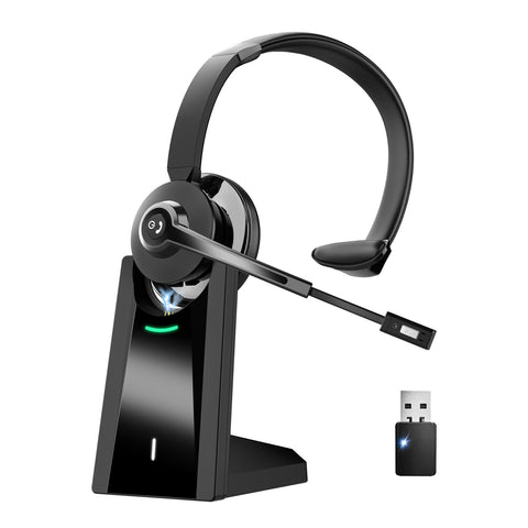 Earbay Wireless Dual Connection Headset - Black