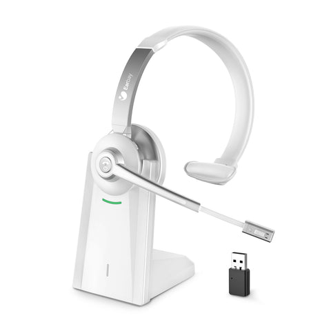 Earbay Wireless Dual Connection Headset - White