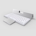 Compact Ergonomic Keyboard with Stand and Trackpad