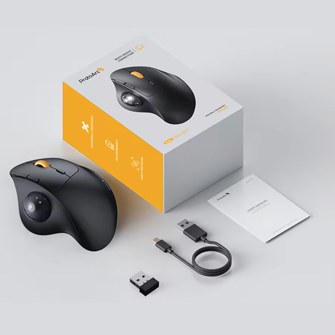 Jomaa Ergonomic Trackball Mouse