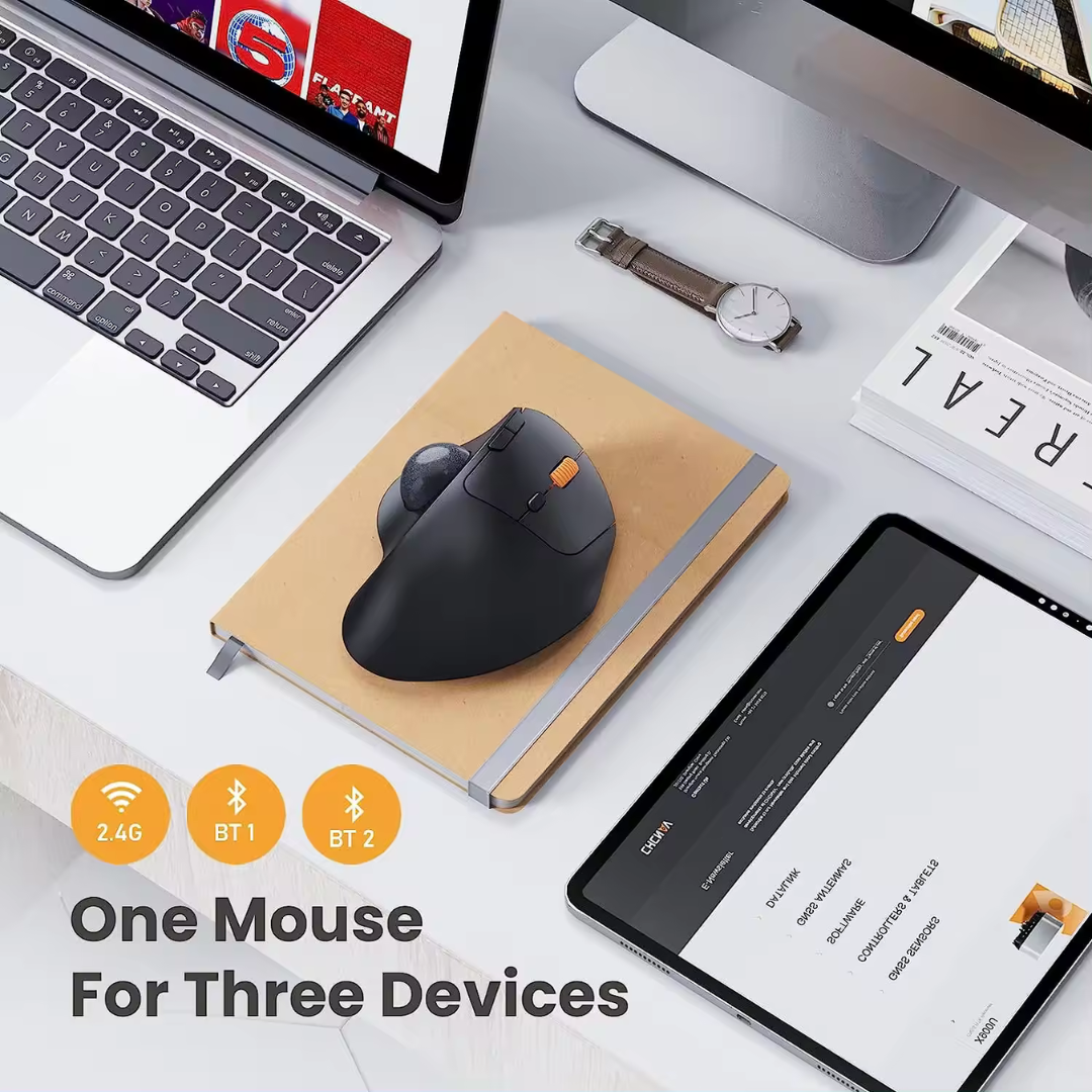 Jomaa Ergonomic Trackball Mouse