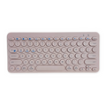 Compact Mini Ergonomic Keyboard - Pink