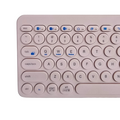 Compact Mini Ergonomic Keyboard - Pink