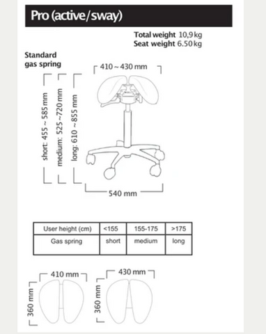 Salli Pro Saddle Chair (PRE-ORDER)