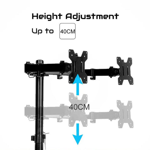 Freestanding Dual Monitor Stand