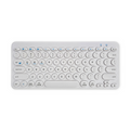 Compact Mini Ergonomic Keyboard - White