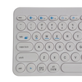 Compact Mini Ergonomic Keyboard - White