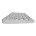 Compact Mini Ergonomic Keyboard - White