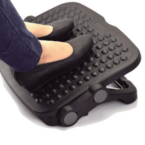 Adjustable Ergonomic Footrest - No More Pain Ergonomics