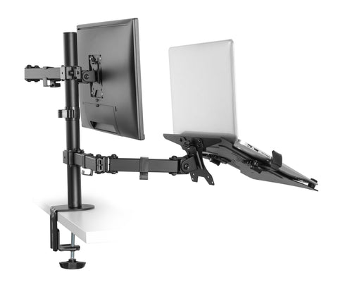 Brateck Monitor Arm with Laptop Holder