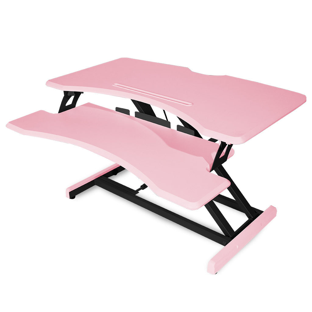 Fortia Medium Standing Desk Converter - Pink